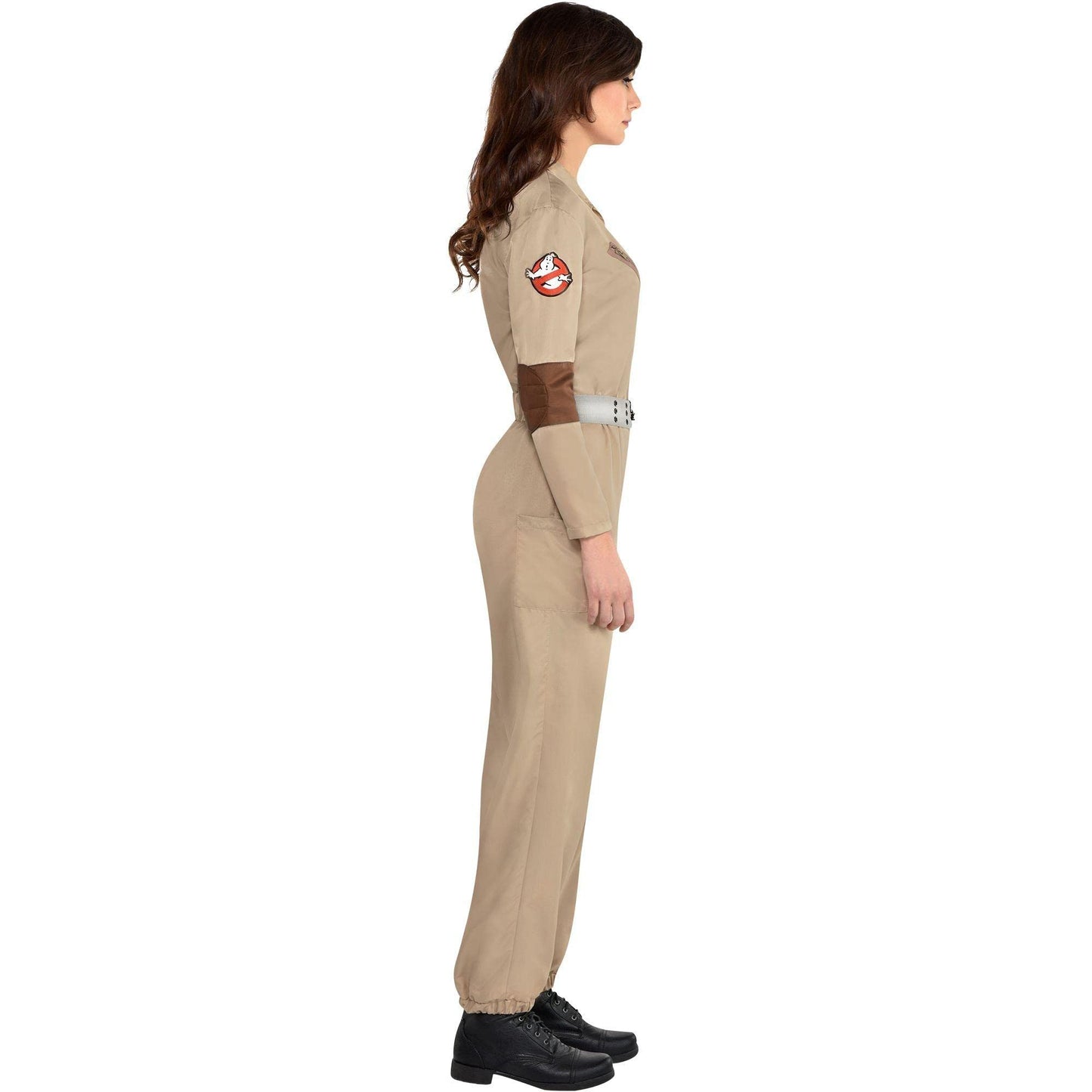 Amscan Women's Classic Beige Ghostbuster Costume Set - Large (10-12), 1 Set - Iconic Movie Outfit - Ideal for Parties & Cosplay Events