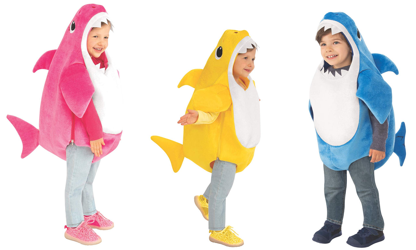 Rubie's unisex child Daddy Shark With Sound Chip Costumes, As Shown, Infant US