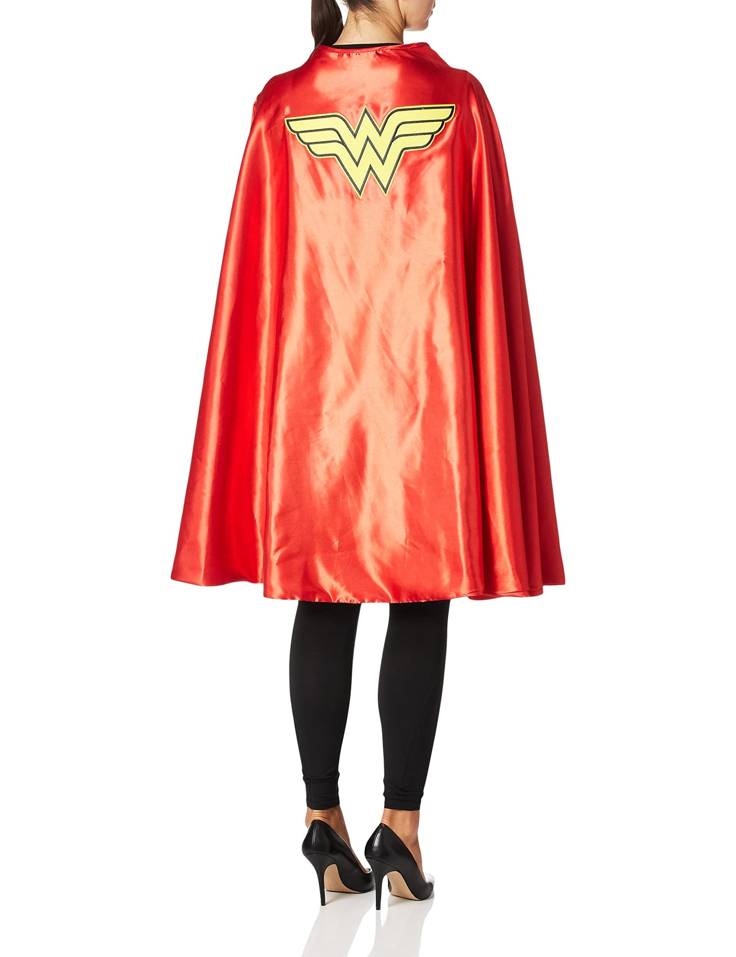 Rubie's womens Dc Comics Deluxe Wonder Woman Cape Costume Accessory, As Shown, One Size US