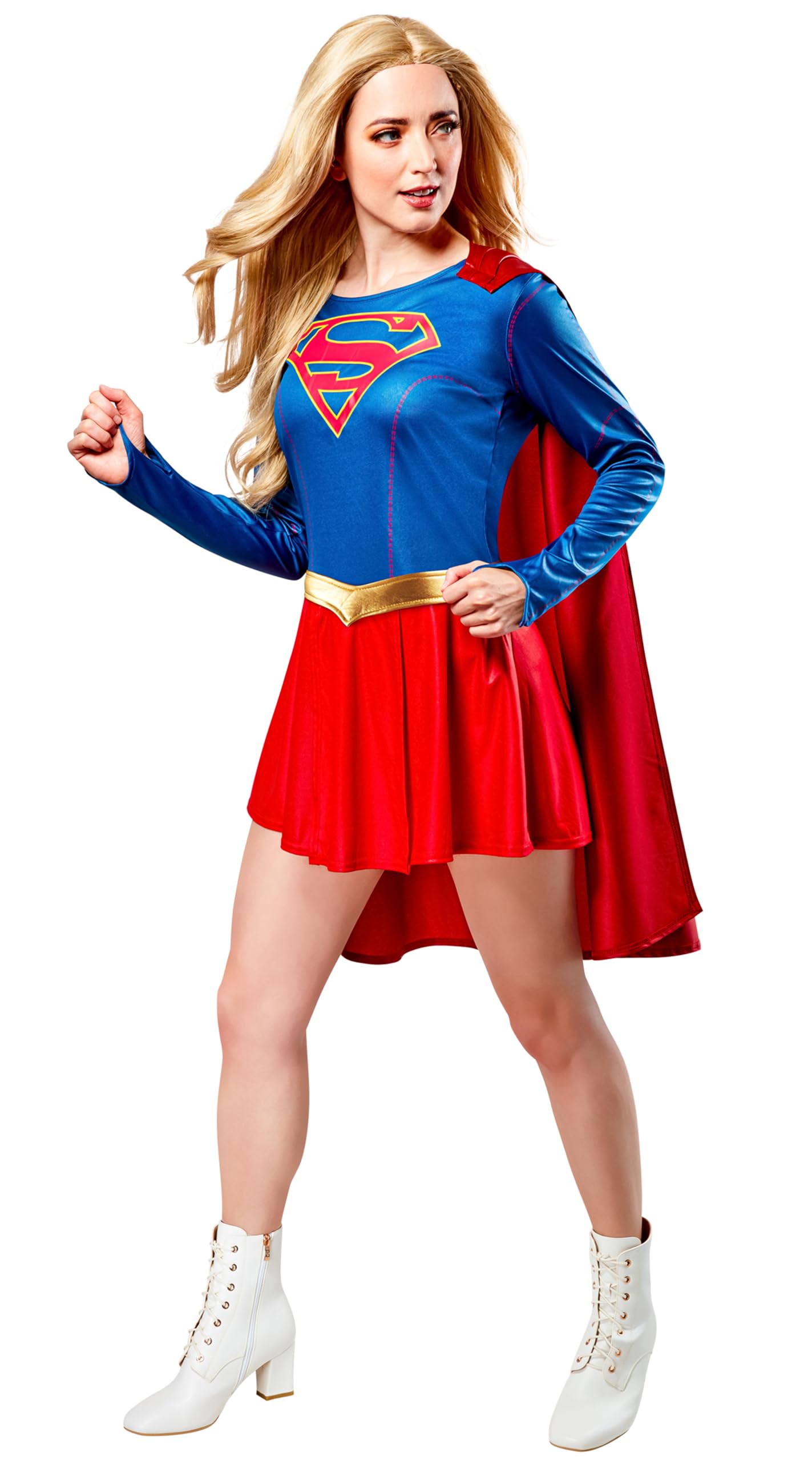 Rubie's womens Supergirl Tv Show Dress Adult Sized Costumes, As Shown, Medium US