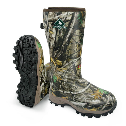 Obcursco 400g Insulation Rubber Hunting Boots for Men, Insulated Waterproof 6mm Neoprene Boot for Hunting (Camo, 11)