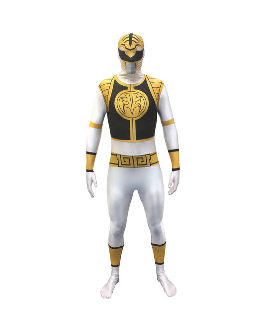 Morphsuits Men's Power Rangers, White, Large - Law of Apparel