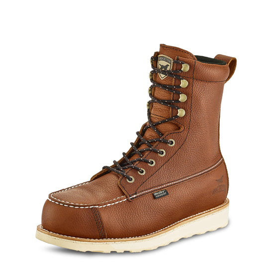 Irish Setter, Wingshooter ST, Men's, 8", Waterproof, Non-Metallic Safety Toe, Work Boot, Amber, 10 D (Medium)