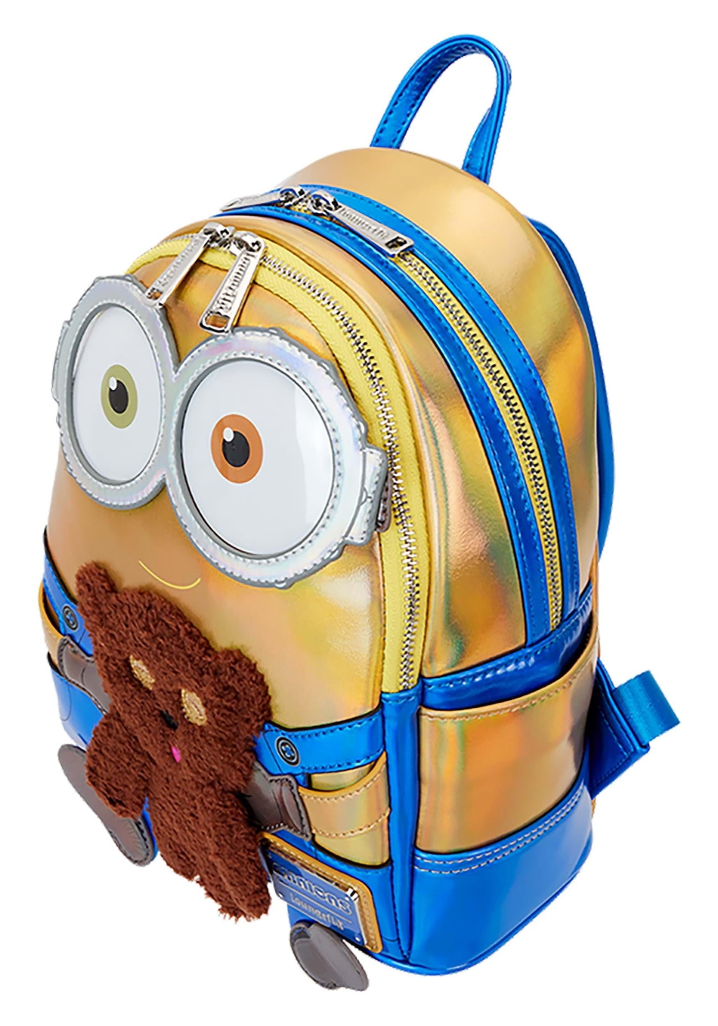 Loungefly Despicable Me Minions Bob Iridescent Mini Backpack | Despicable Me Accessories Standard