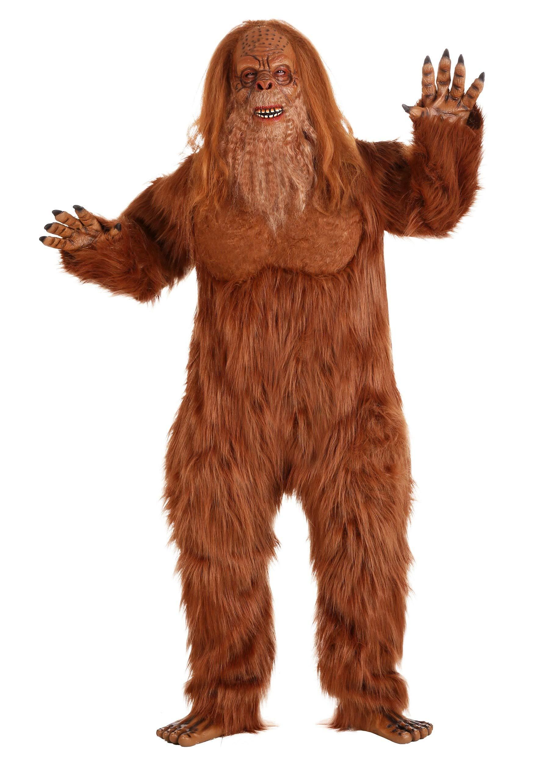 Fun Costumes Jack Links Plus Size Bigfoot Mascot Messin With Sasquatch Halloween Costume, Adult Big and Tall Sizes 6X - Law of Apparel