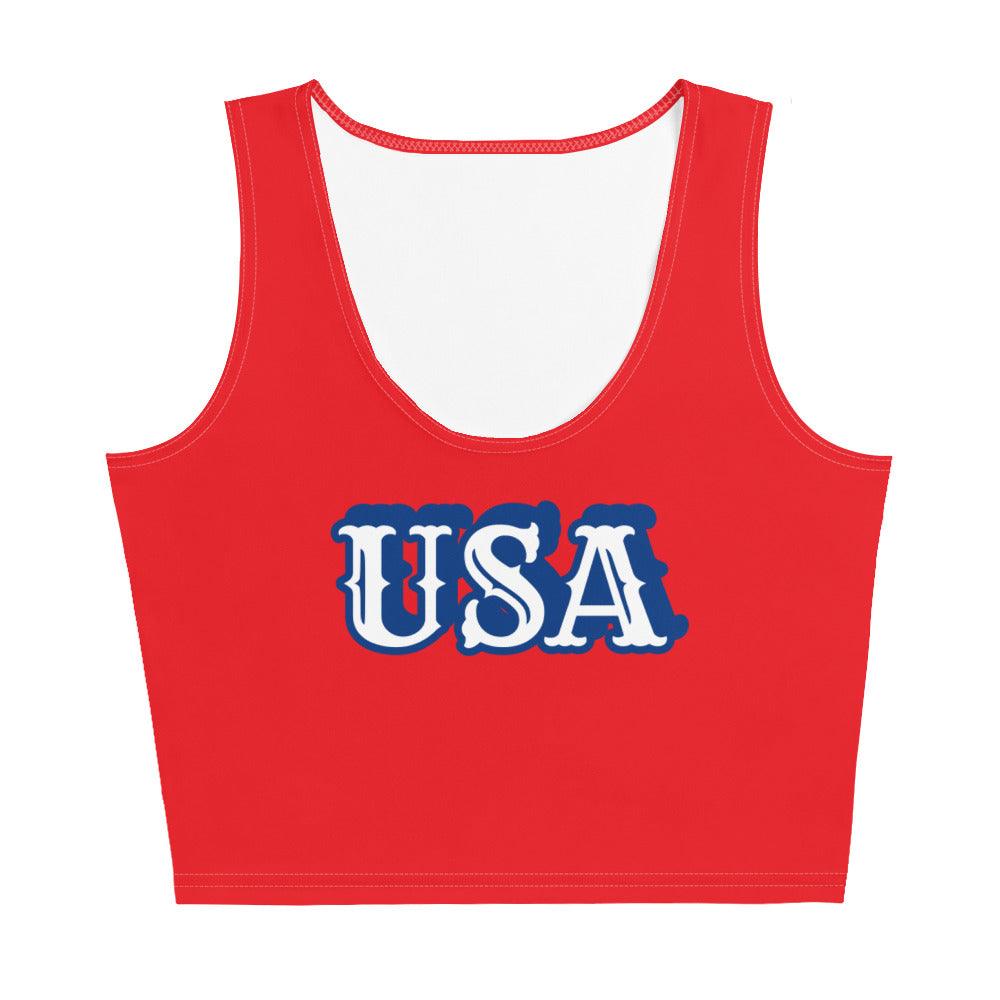 USA Crop Top - Law of Apparel